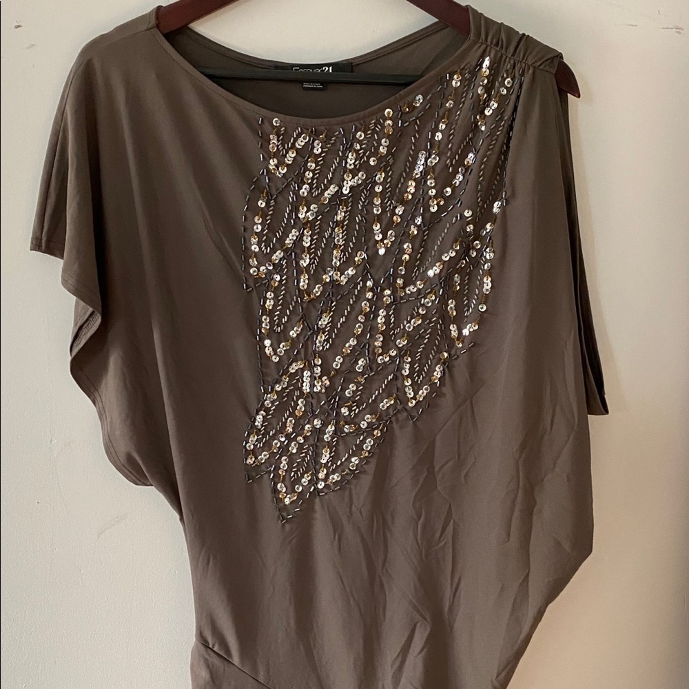 Party cocktail evening short dress with sequins
